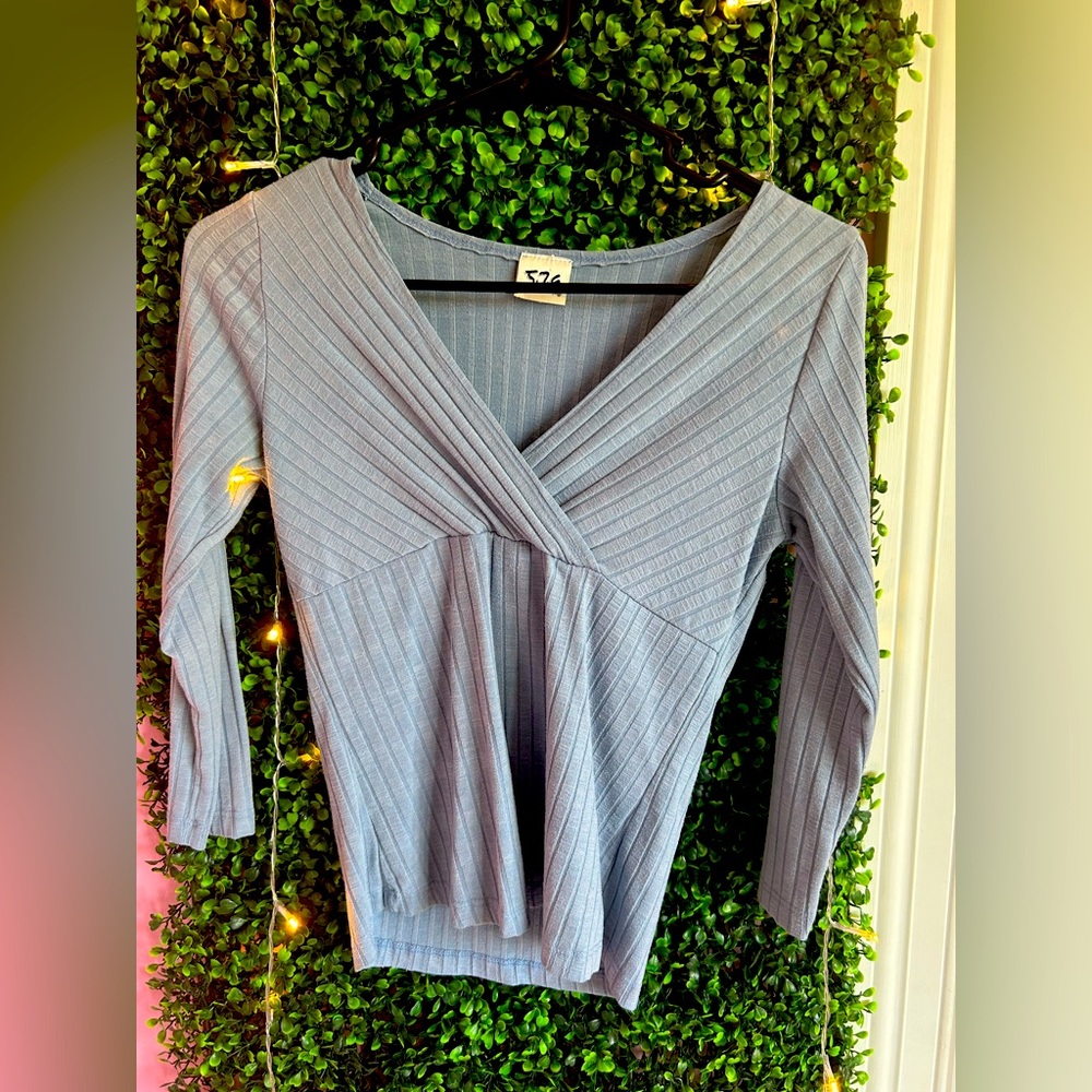 Vintage Light Blue Women’s Long sleeve